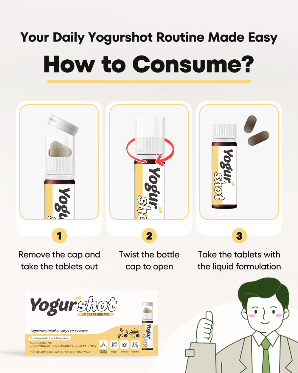 Yogurshot | Digestive Relief & Daily Gut Booster